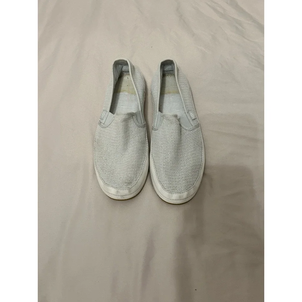 UGG Bren Women's Cotton Mesh Slip-On Sneakers US 9.5‎ Natural Athleisure Casual